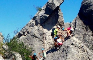  Excursión de escalada al acantilado de Vercors 